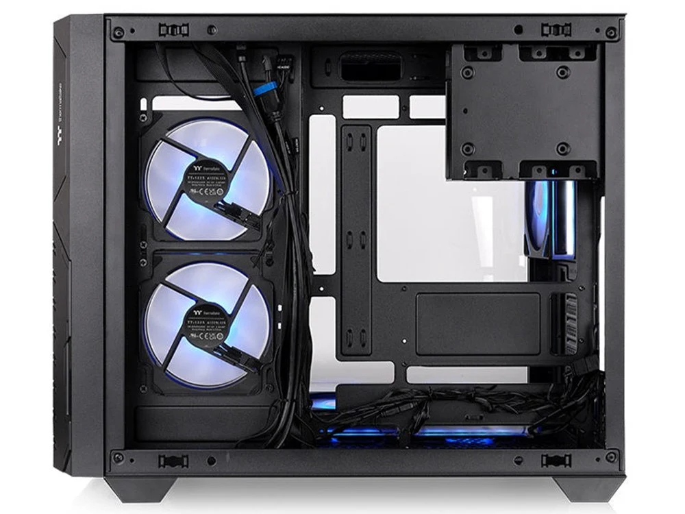 Thermaltake Vision 330 CR Infinity Curved Tempered Glass ARGB Mid-Tower ATX Case - Black Edition - Image 5