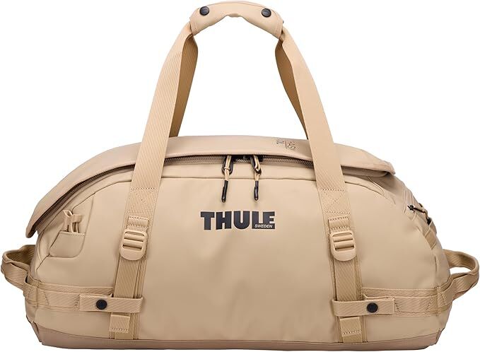 Thule Chasm 30L Duffel Overnight Bag Convertible Backpack Duffle in Gentle Beige - Image 2