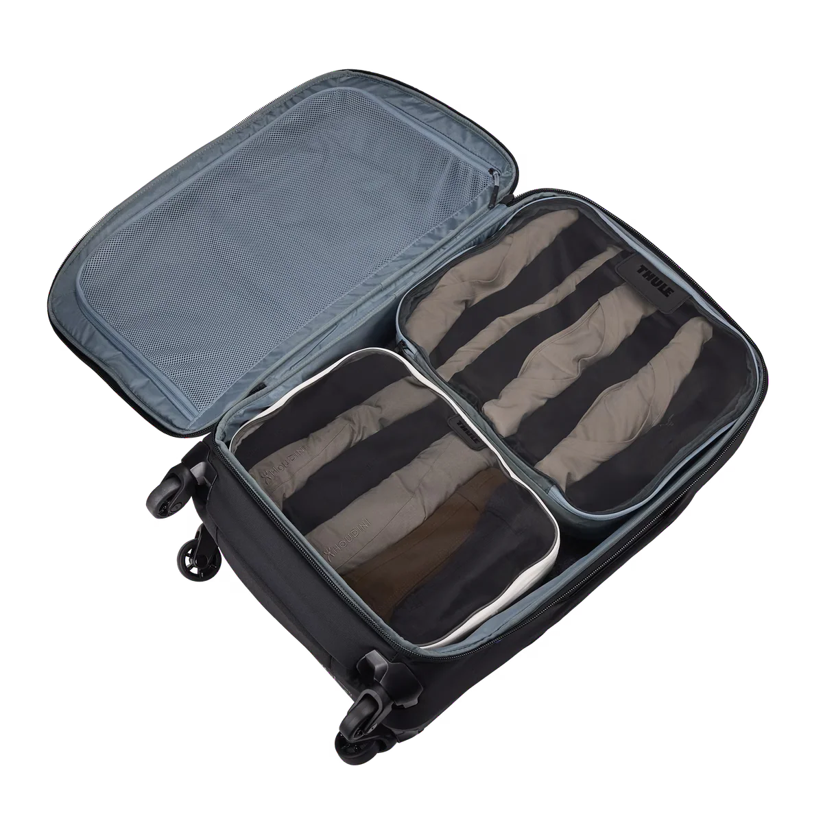 Thule Packing Cubes (Family Set of 4) Colour Coded Travel Organiser Bags in Pond Grey/White - Image 7
