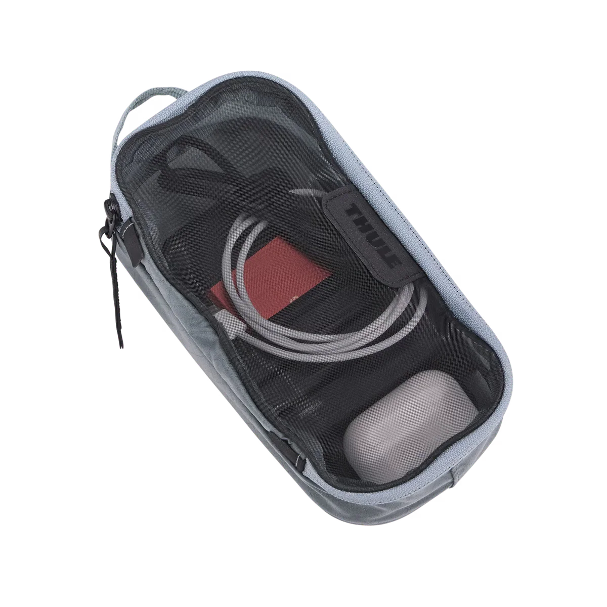 Thule X-Small Packing Cube Travel Organiser Bag for Electronics and Toiletries in Pond Grey - Image 7