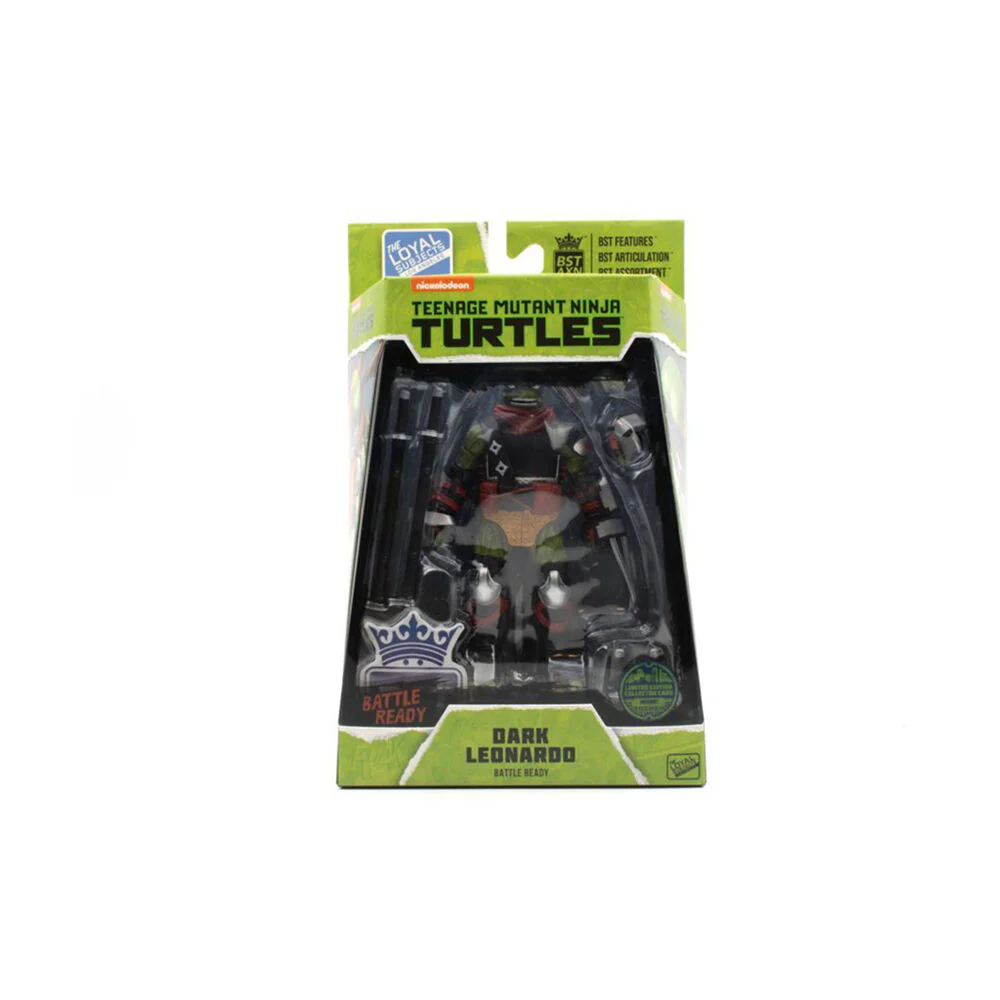 TMNT Dark Leonardo Battle Ready BST AXN 1:15 Kids/Adult Action Figure Toy - Image 6
