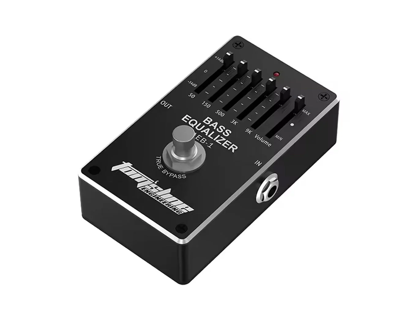 Tomsline 5-Band Bass EQ Pedal Black AEB-1 - - Image 4