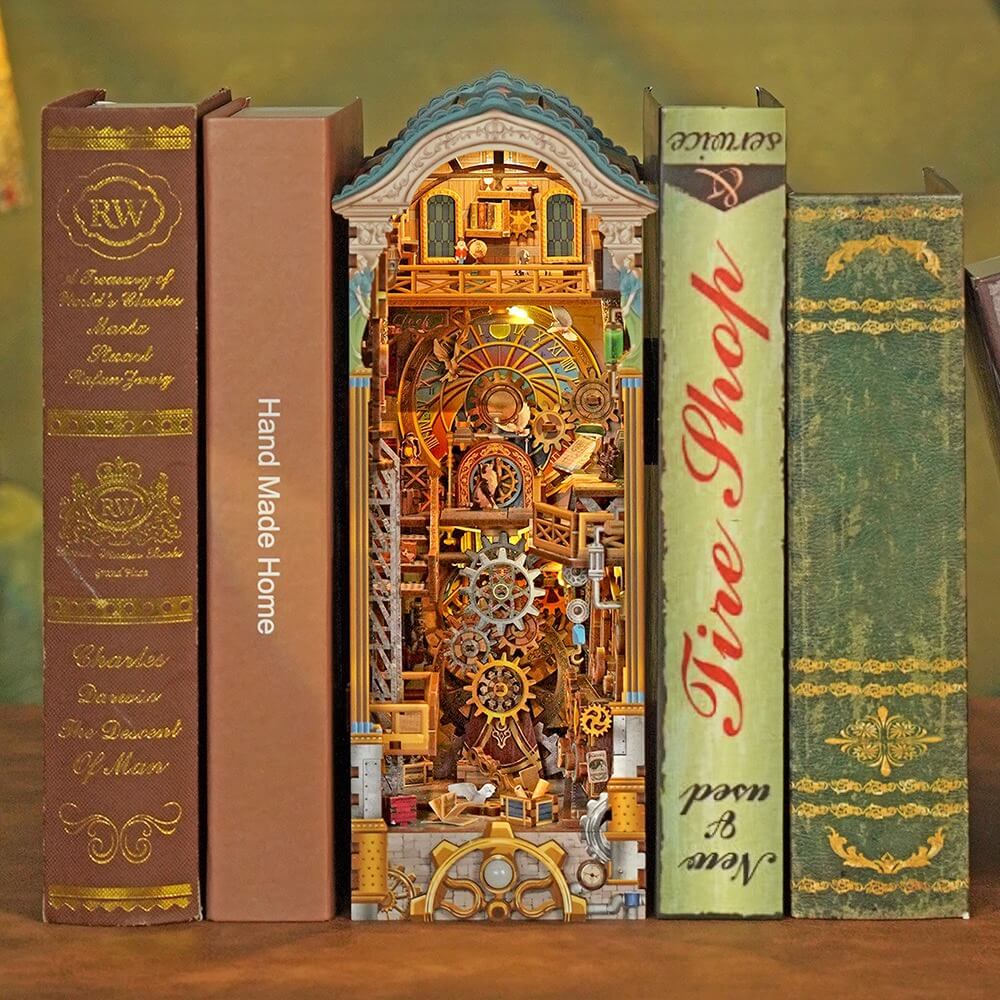 Tonecheer Clock Tower Book Nook Kit - Image 5