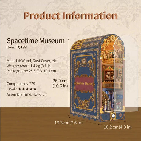 Tonecheer Spacetime Museum Book Nook Kit - Image 3