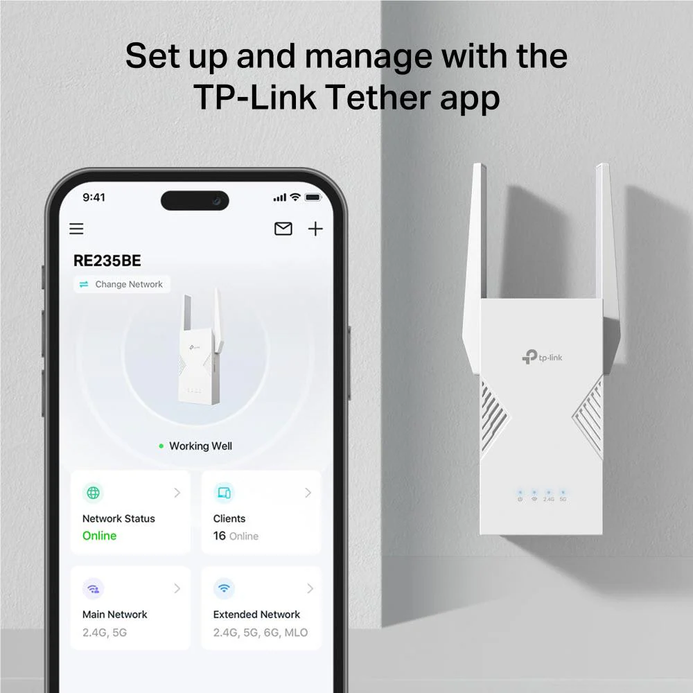 TP-Link BE3600 Dual-Band Wi-Fi 7 Range Extender - Image 9