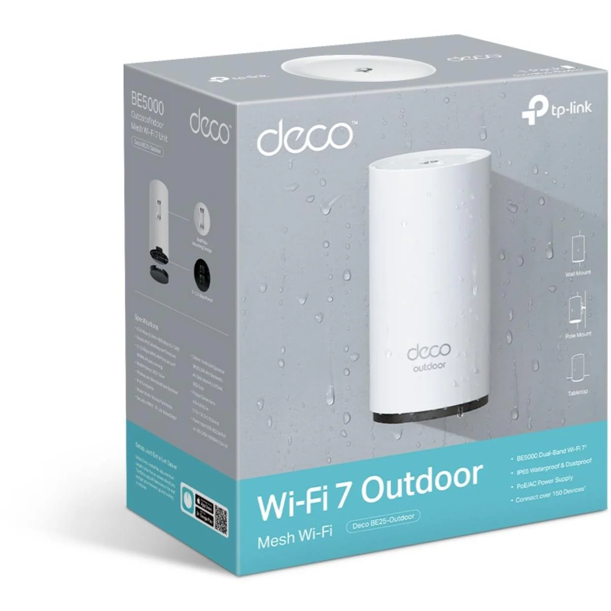 TP-Link Deco BE5000 Outdoor / Indoor Mesh Wi-Fi 7 Router - Image 10
