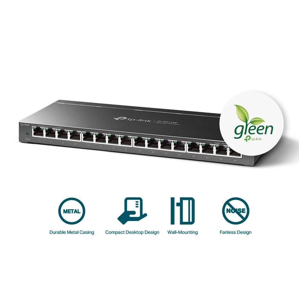 TP-Link TL-SG116E 16-Port Gigabit Easy Smart Switch - Image 2