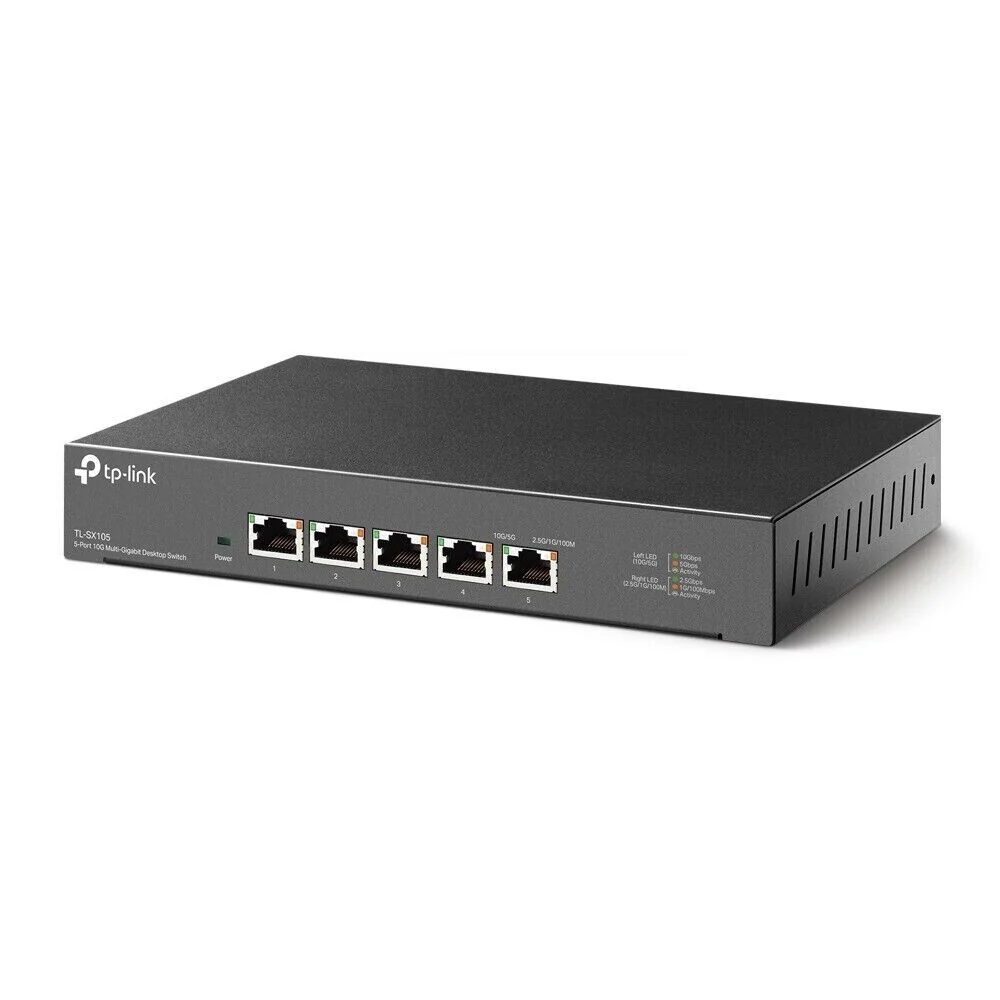TP-Link TL-SX105 5-Port 10G Unmanaged Desktop Switch - Image 2