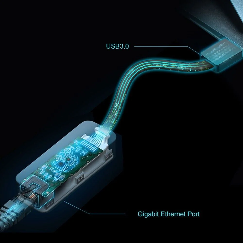 TP-Link UE306 USB 3 to Gigabit Ethernet Network Adapter - Image 3