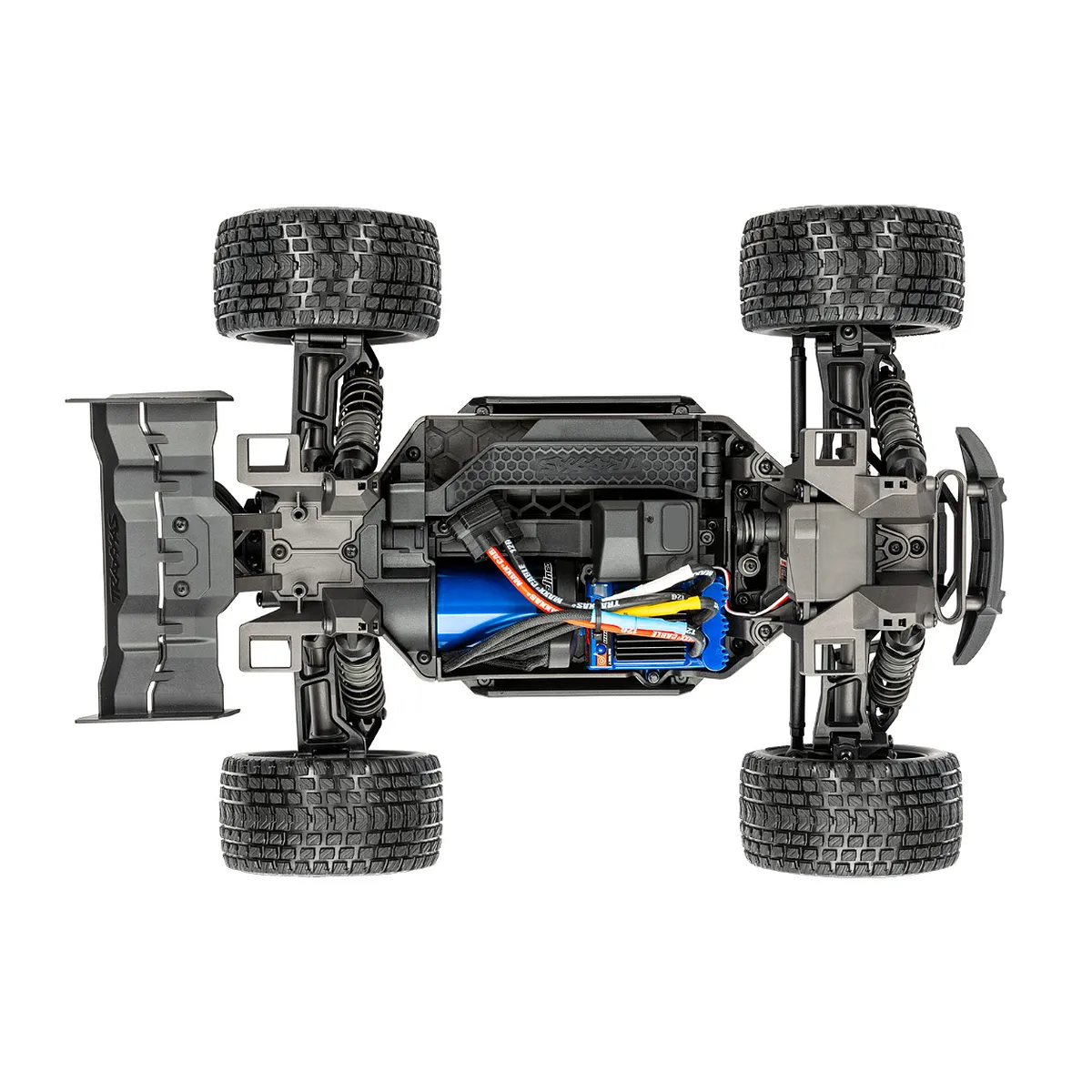Traxxas Mini XRT RC Truggy Electric Brushless 4WD 1/16 Scale RTR (Blue) - Image 4