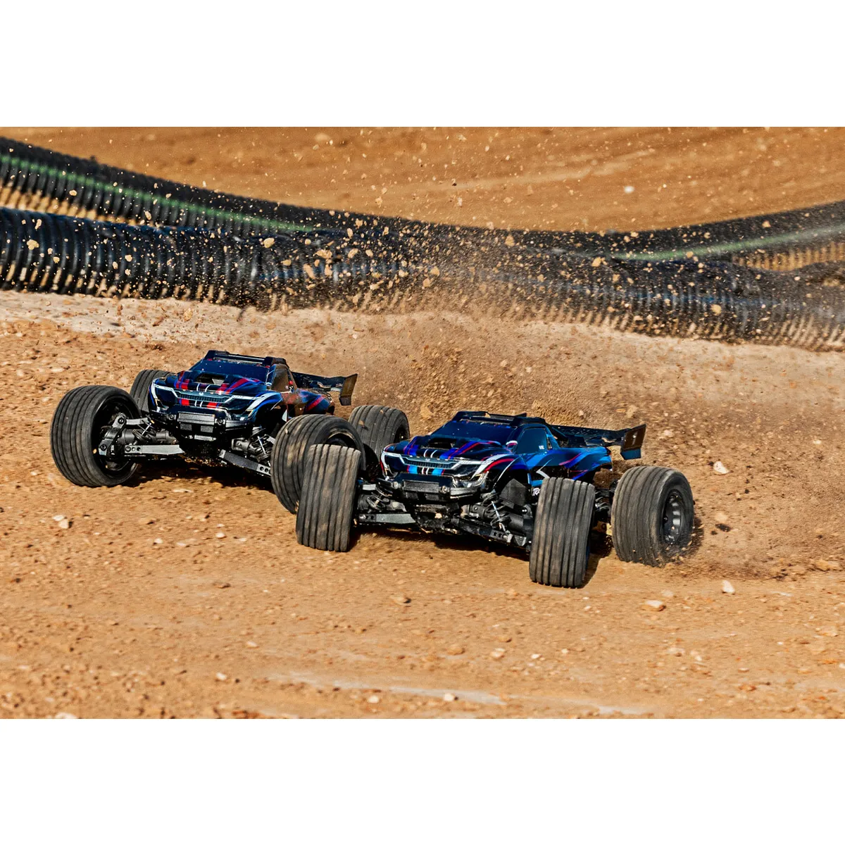 Traxxas Mini XRT RC Truggy Electric Brushless 4WD 1/16 Scale RTR (Orange) - Image 10