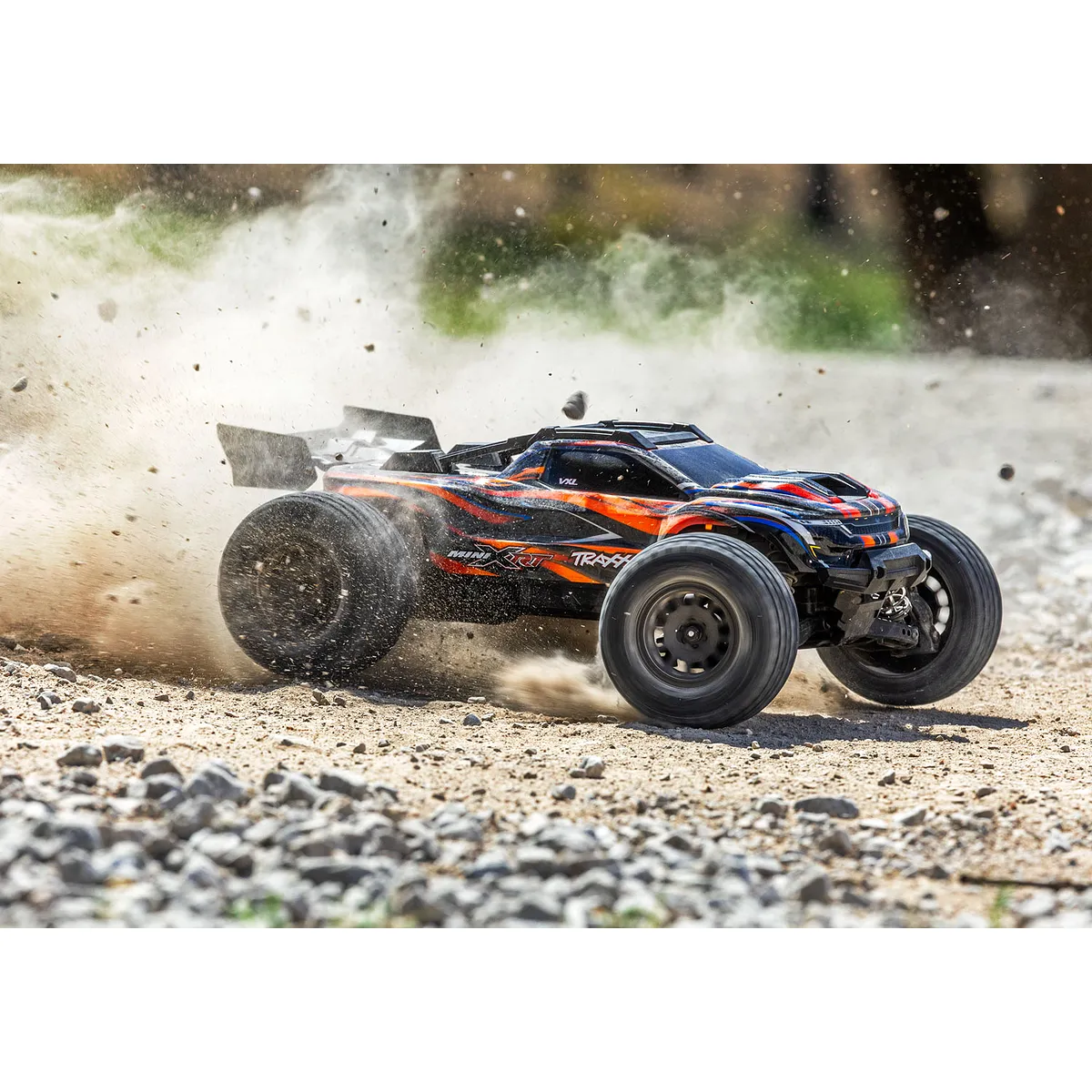 Traxxas Mini XRT RC Truggy Electric Brushless 4WD 1/16 Scale RTR (Orange) - Image 3