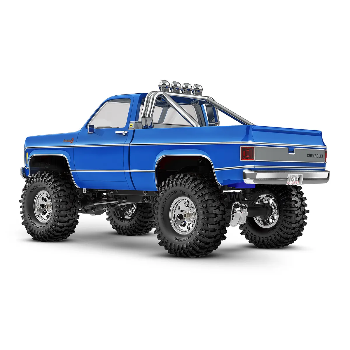 Traxxas TRX-4M Chevrolet K10 High Trail RC Rock Crawler Electric 1/18 Scale RTR (Blue) - Image 3