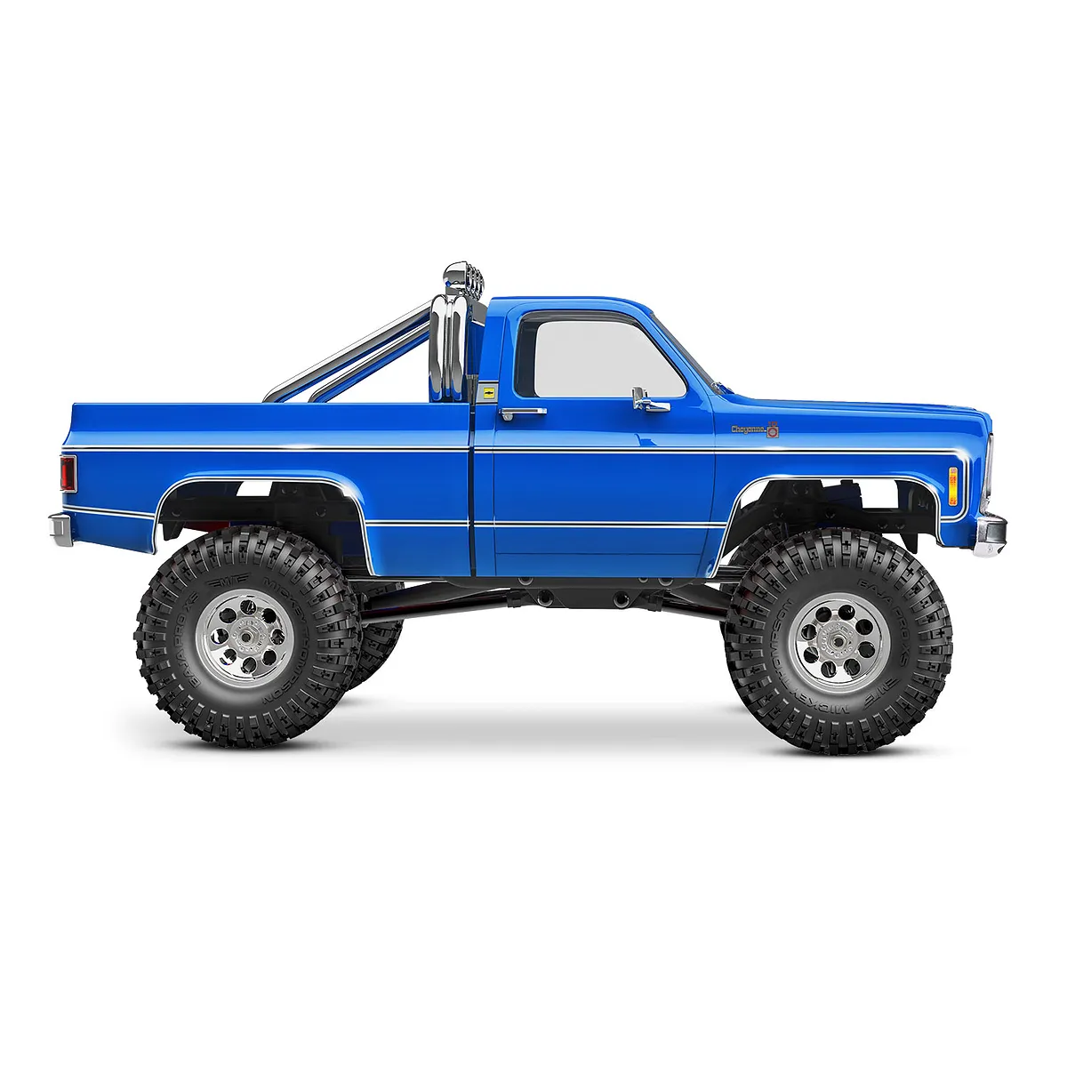 Traxxas TRX-4M Chevrolet K10 High Trail RC Rock Crawler Electric 1/18 Scale RTR (Blue) - Image 4