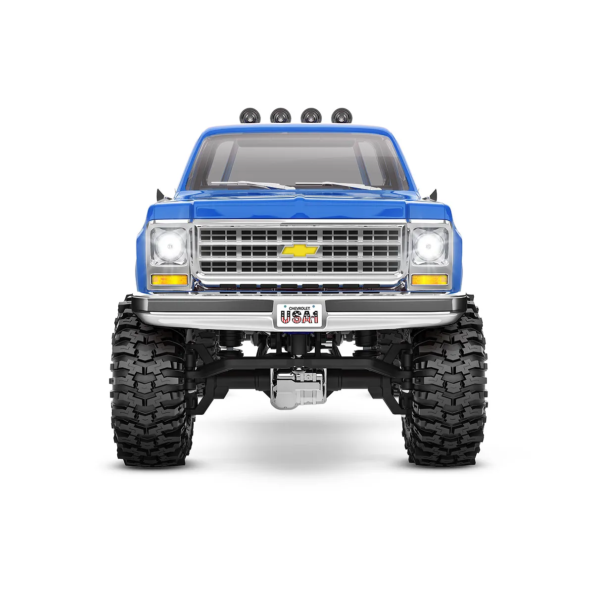 Traxxas TRX-4M Chevrolet K10 High Trail RC Rock Crawler Electric 1/18 Scale RTR (Blue) - Image 5