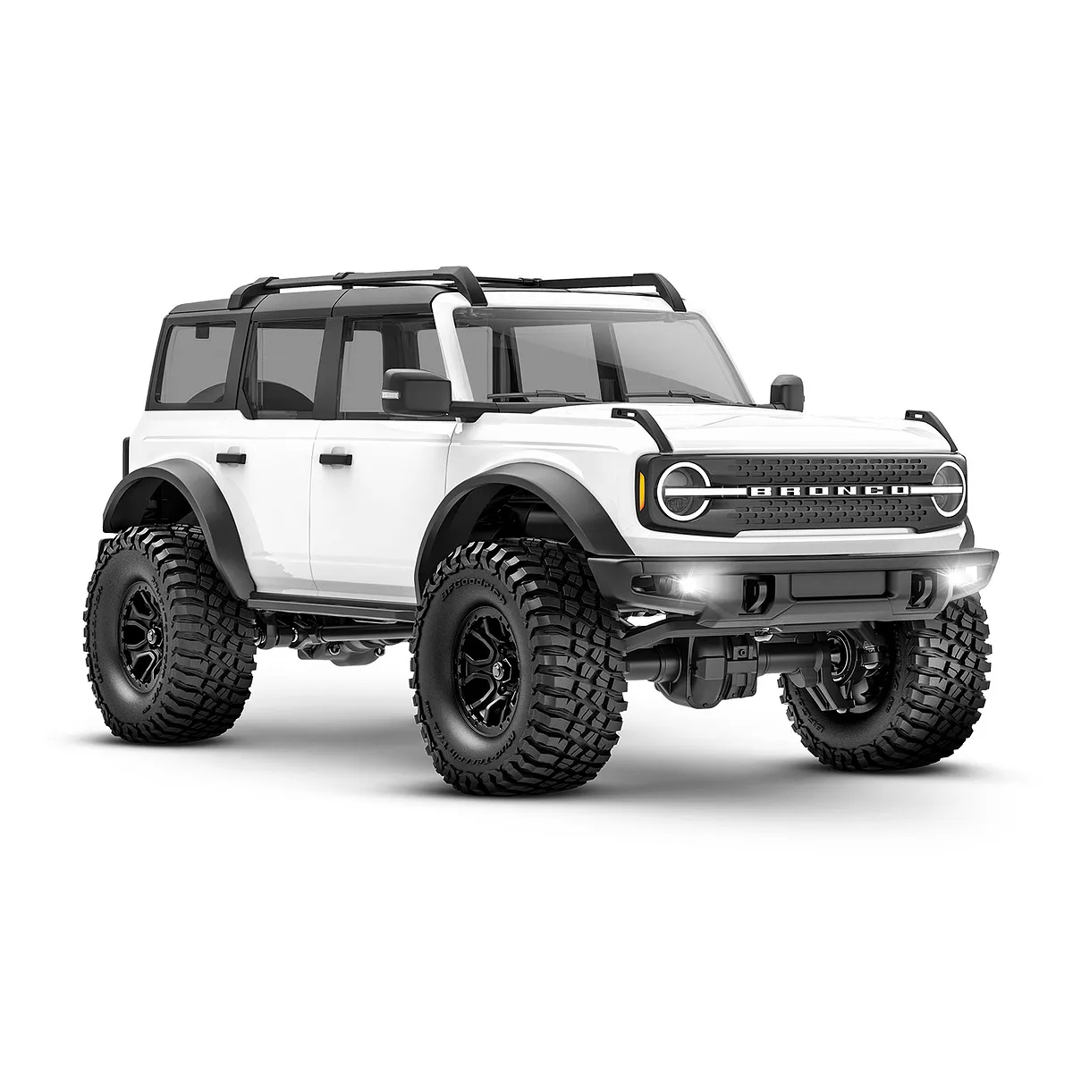 Traxxas TRX-4M Ford Bronco RC Rock Crawler Electric 1/18 Scale RTR (White)