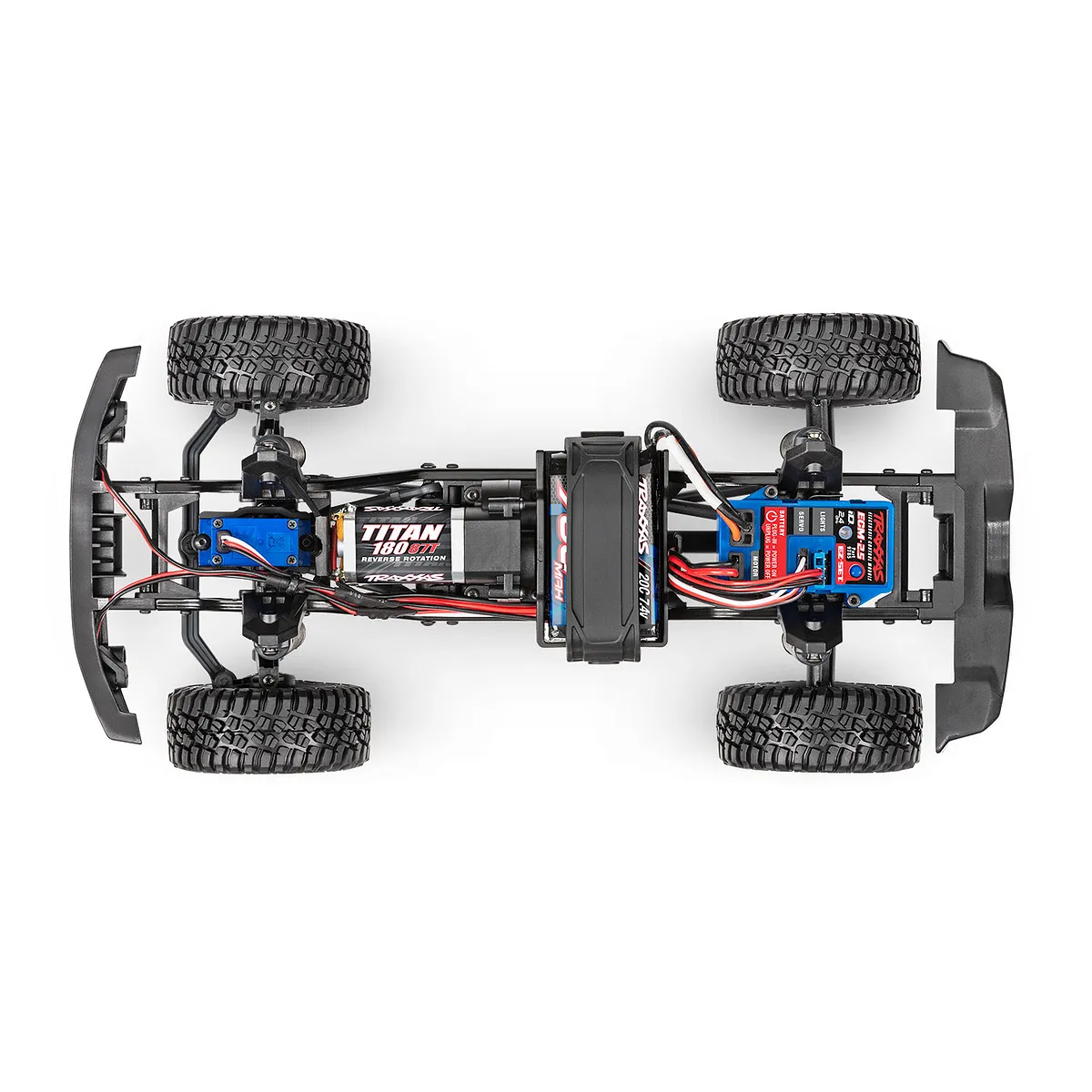 Traxxas TRX-4M Ford Bronco RC Rock Crawler Electric 1/18 Scale RTR (White) - Image 3