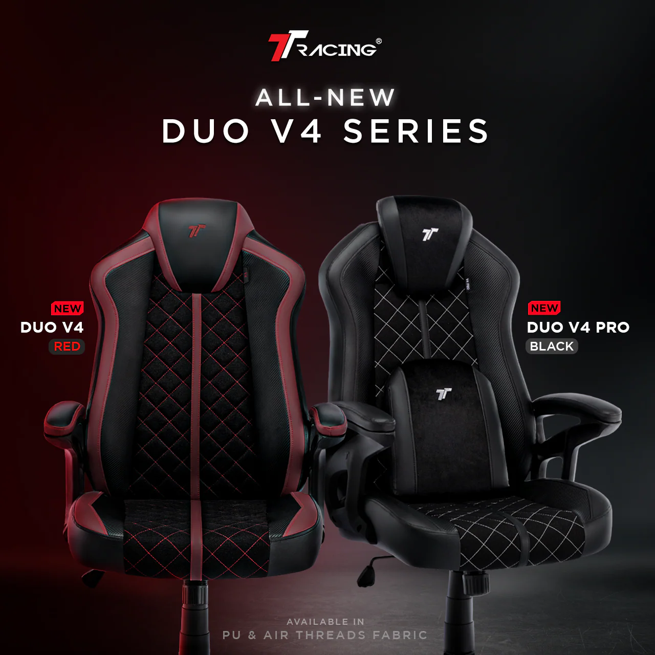 TTRacing Duo V4 Pro Gaming Chair (Stealth) - Image 2