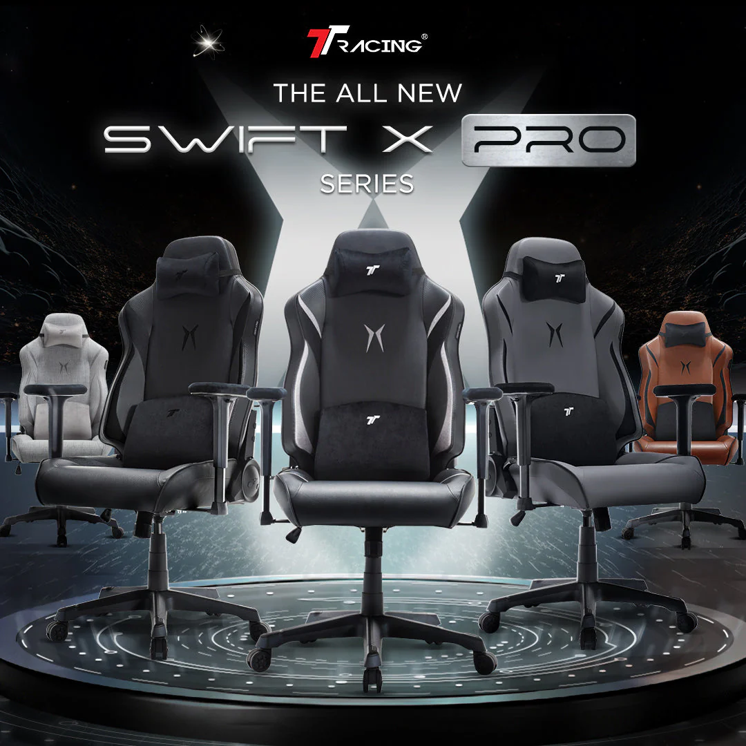 TTRacing Swift X Pro Air Threads Fabric Gaming Chair (Dusk) - Image 2