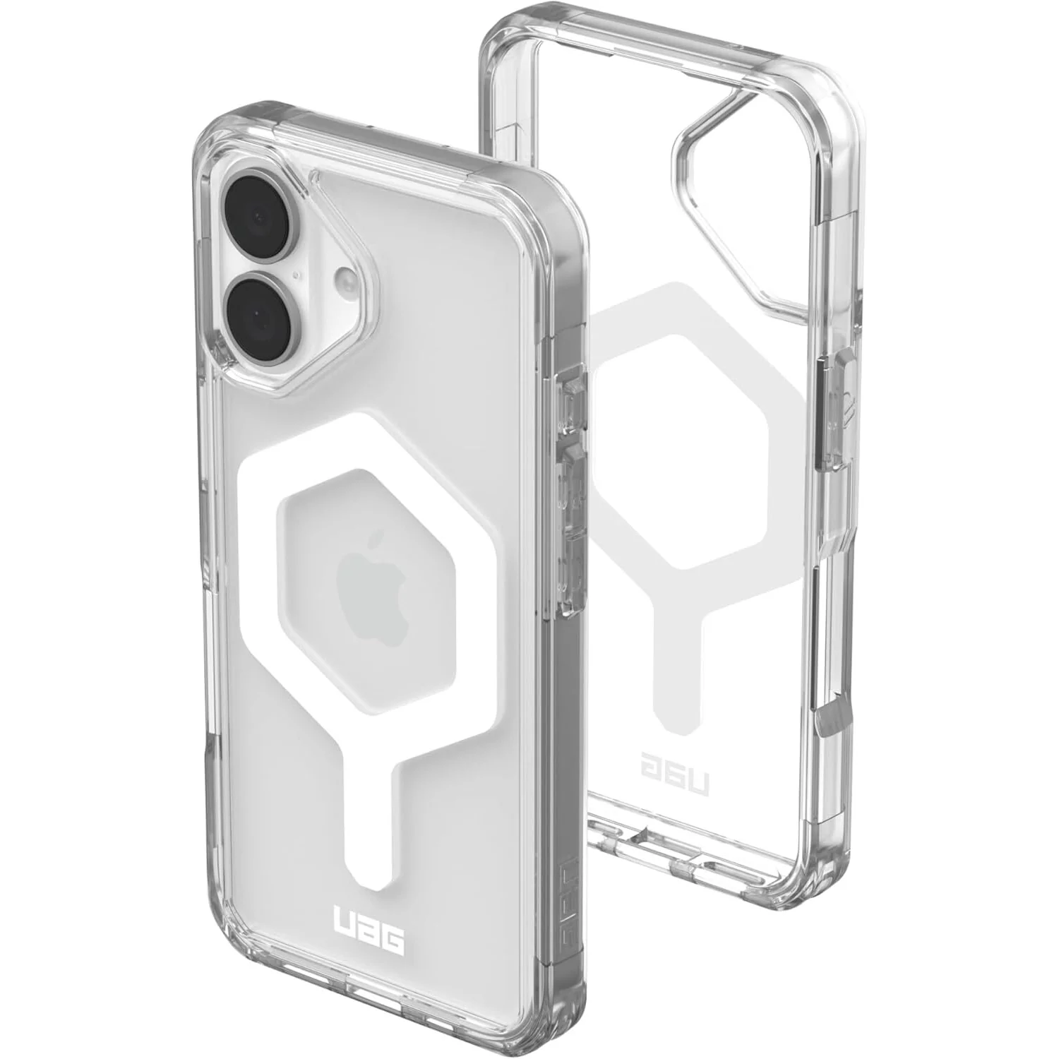 UAG Plyo Magsafe Compatible Phone Case for iPhone 16 (Ice/White)