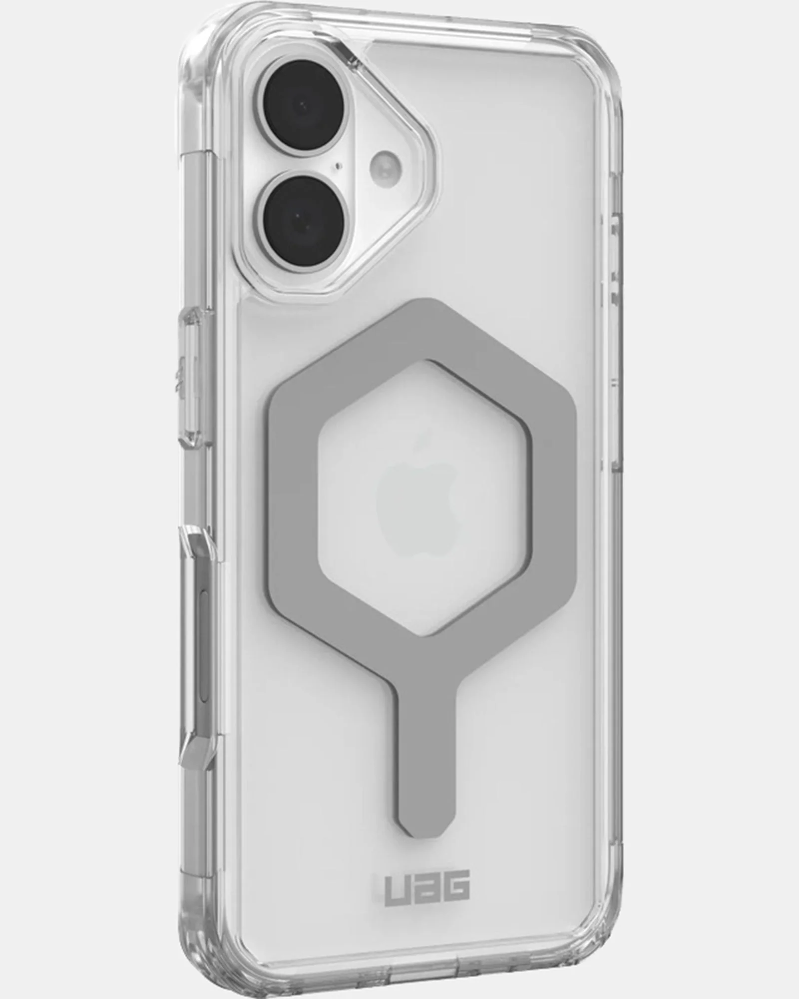 UAG Plyo Magsafe Compatible Phone Case for iPhone 16 (Ice/White) - Image 8