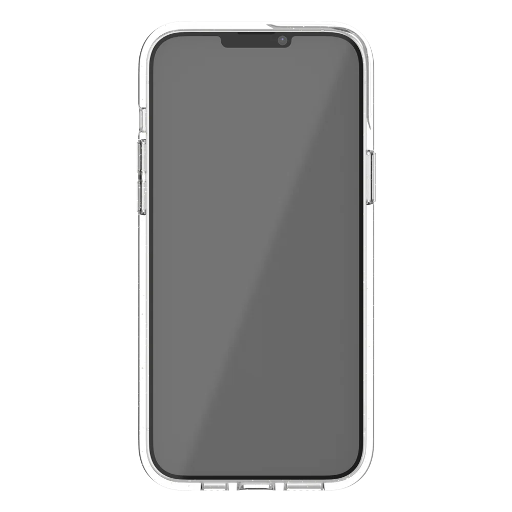 Ugly Rubber iPhone 13 Pro Vogue Glitter Infused Armor Case (Clear) - Image 4