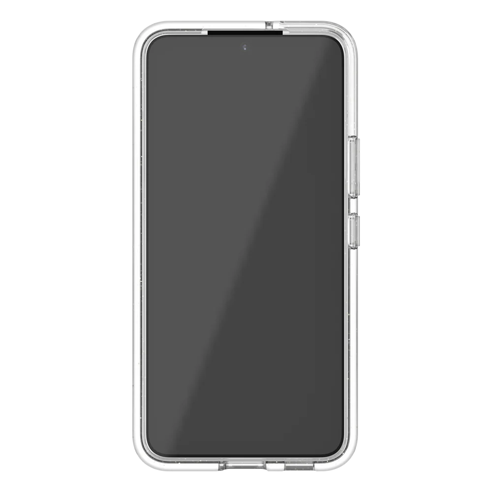 Ugly Rubber Samsung s22 Vogue Glitter Infused Armor Case (Clear) - Image 5