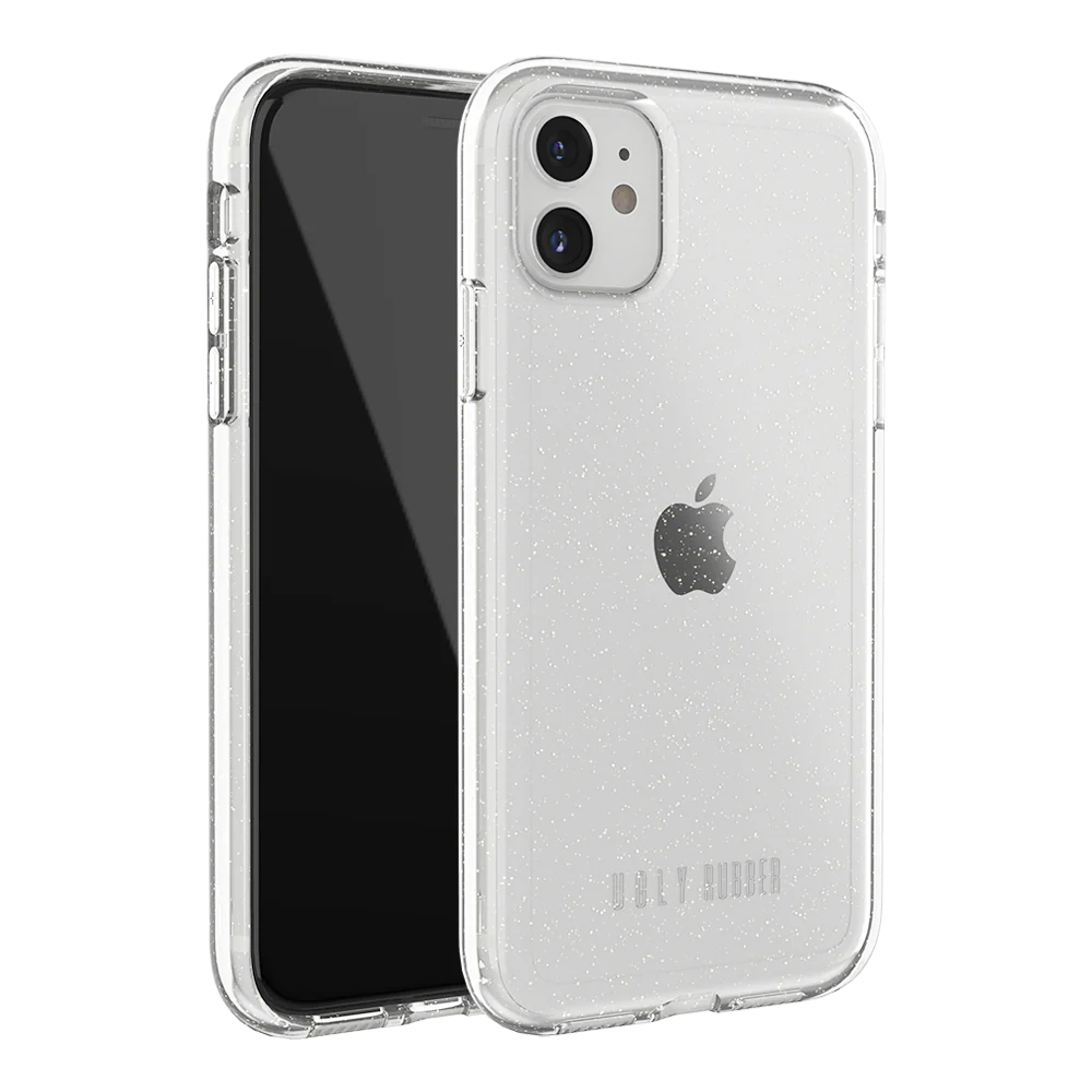 Ugly Rubber Vogue for iPhone 11 (Glitter Clear)