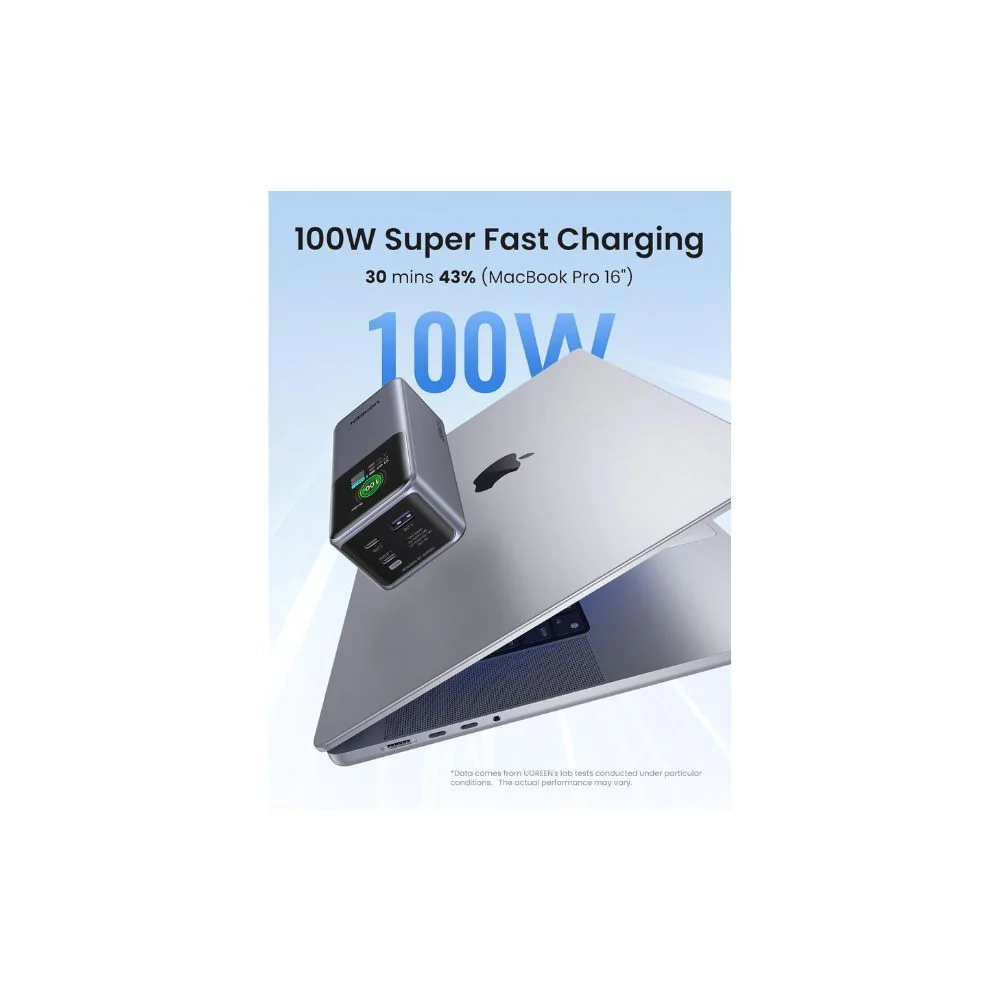 UGREEN Nexode Power Bank 20000mAh 130W with Smart Digital Display - Image 2