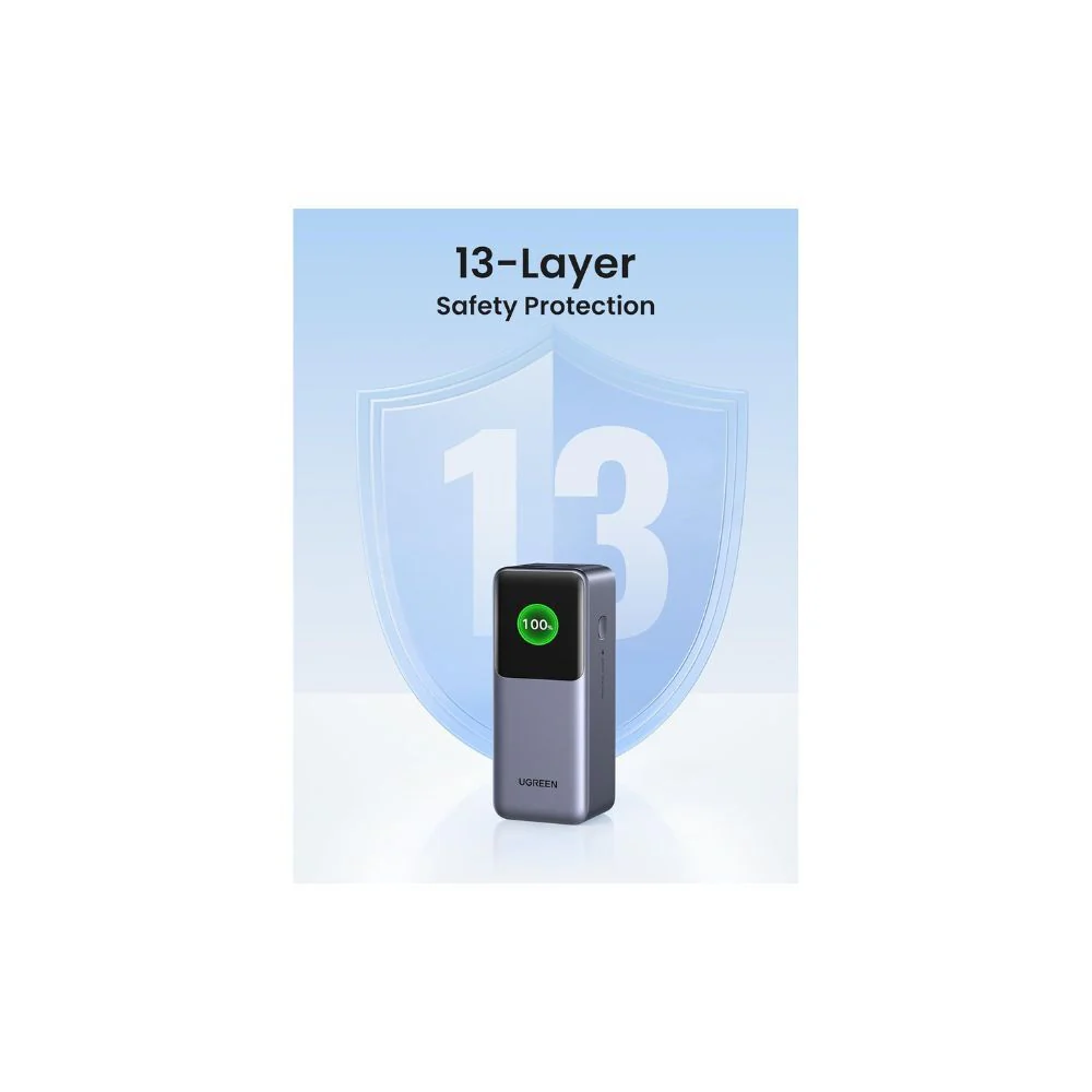 UGREEN Nexode Power Bank 20000mAh 130W with Smart Digital Display - Image 7