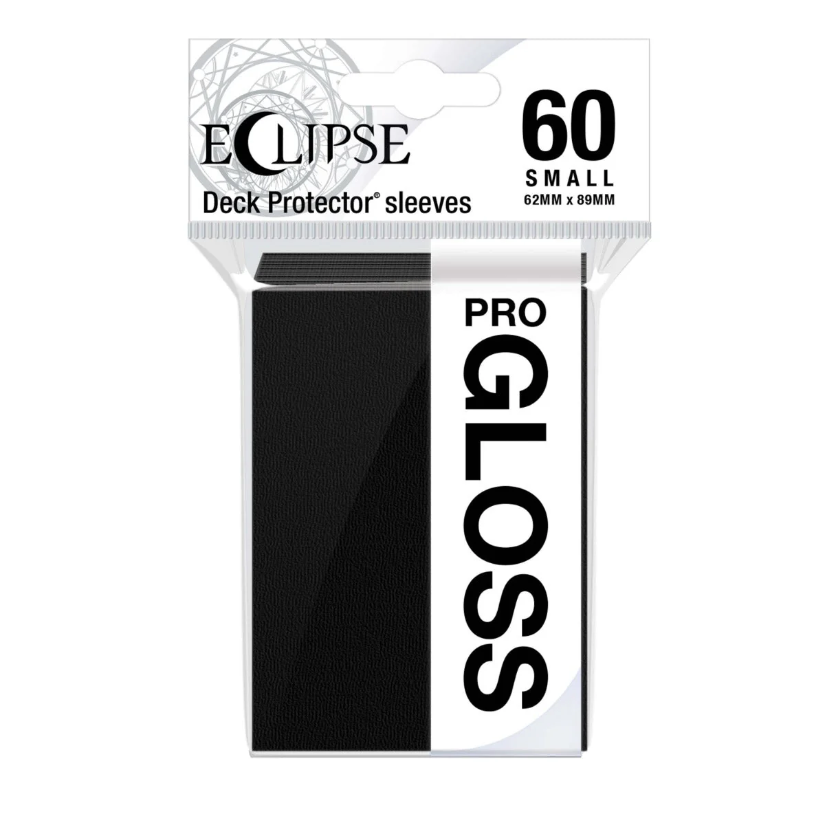 Ultra Pro: UP15625 Eclipse Gloss Small Sleeves 60 pack (Jet Black)