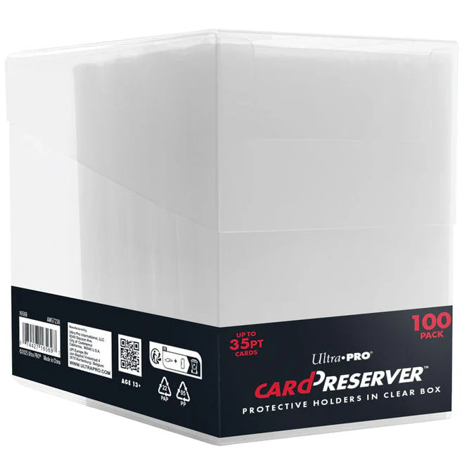 Ultra Pro: UP16569 Card Preserver in Clear Box 100ct