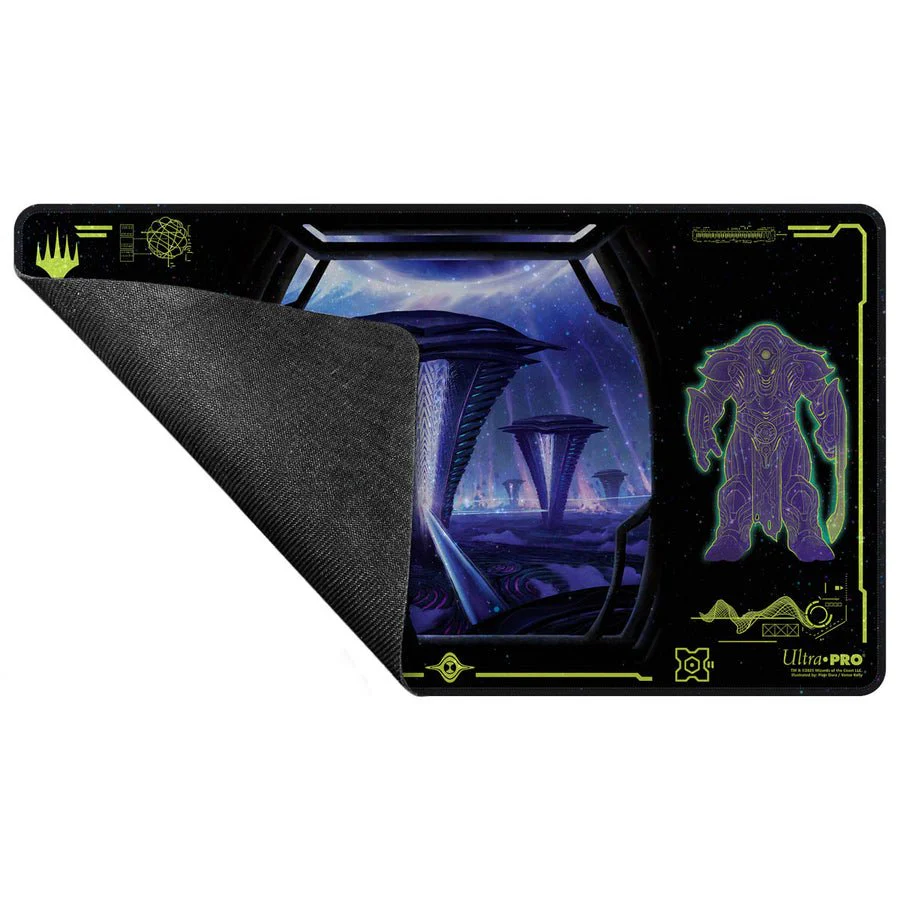 Ultra Pro: UP38885 Edge of Eternities Holofoil Playmat Black Mythic for MtG