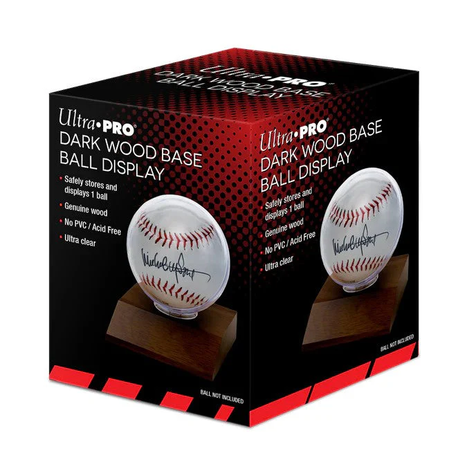 Ultra Pro: UP81675 Baseball Dark Wood Holder - Image 2