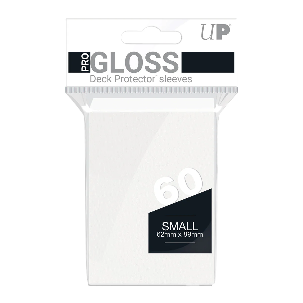 Ultra Pro: UP82963 PRO-Gloss 60ct Small Deck Protector sleeves (White)