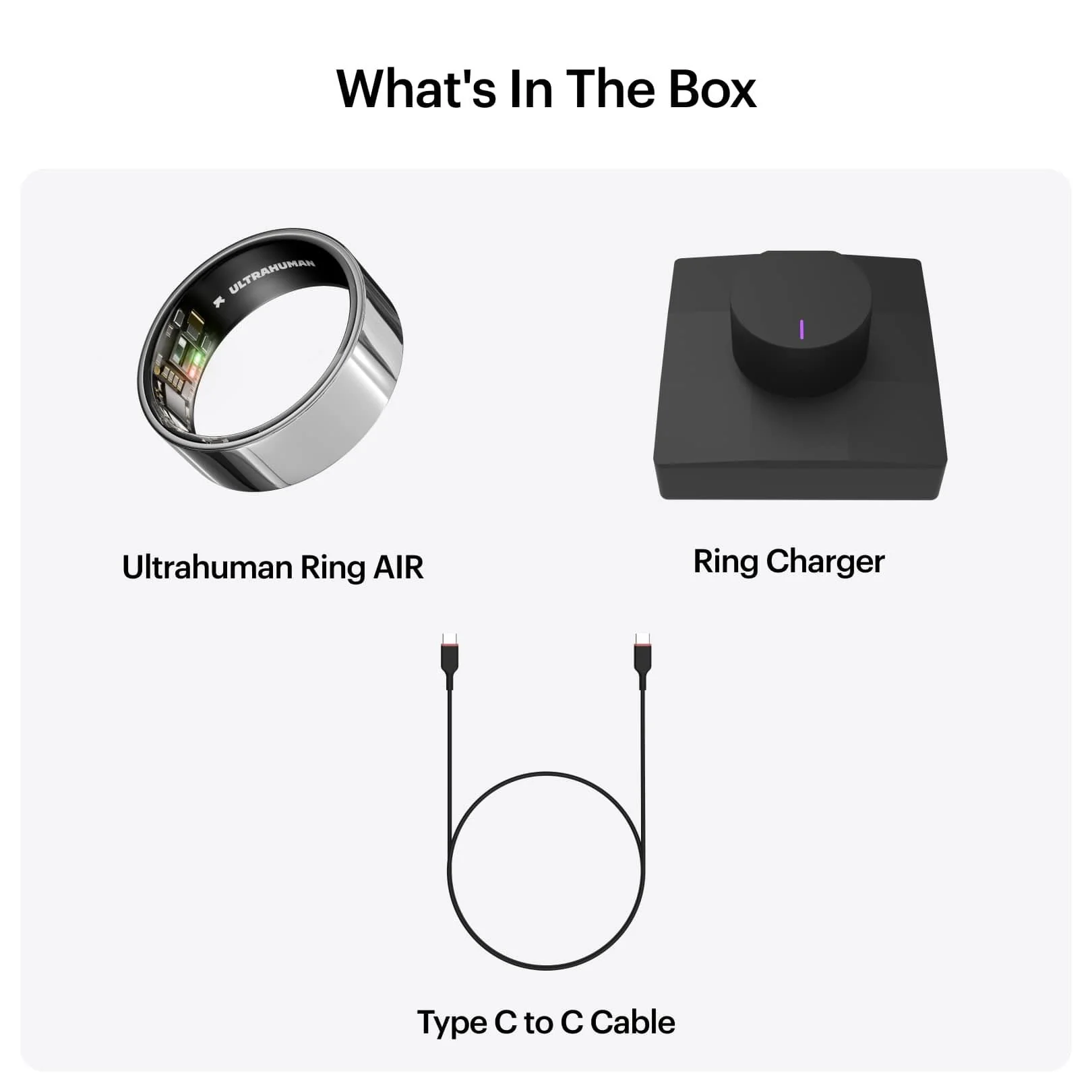 Ultrahuman Ring Air [Size 8] (Space Silver) - Image 8