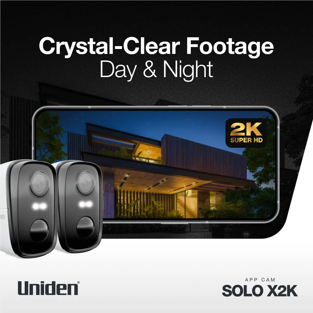 Uniden App Cam Solo  X2K Outdoor Wirefree Security Camera 2 Pack - Image 3