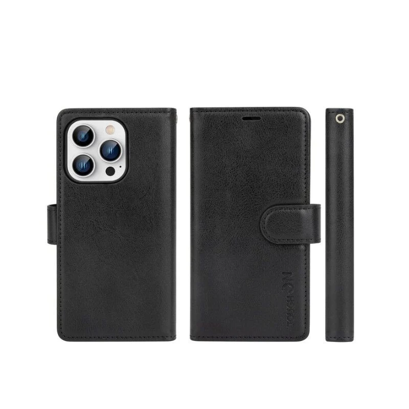 Uniq Glow Magnetic Wallet Phone Case for Samsung S24/S25 (Black)