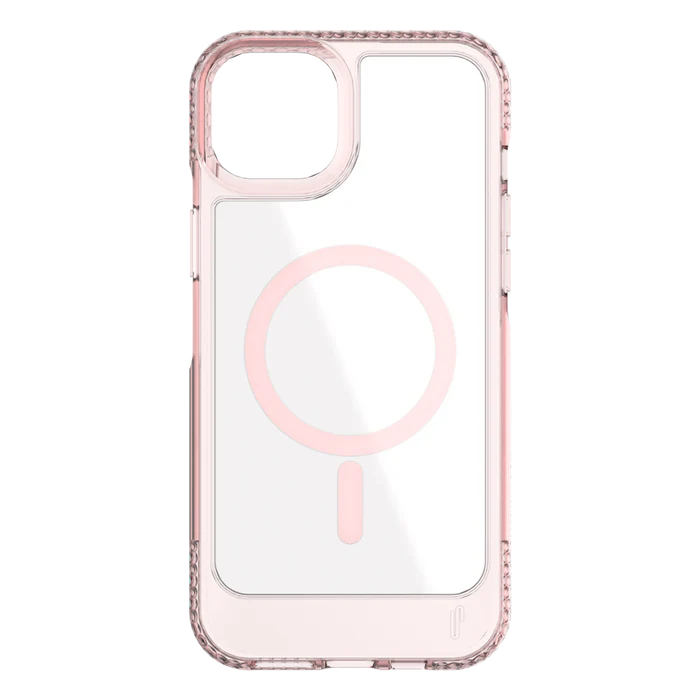 UR U-Model Bumper Clear Case for iPhone 15 Pro Magsafe (Pink)