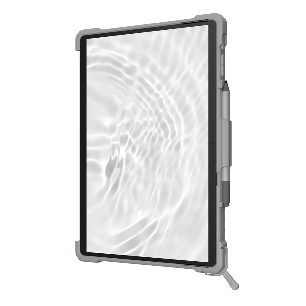 Urban Armour Gear Plasma Healthcare Case with Handstrap For Surface Pro 9 (White/Grey) - Image 3
