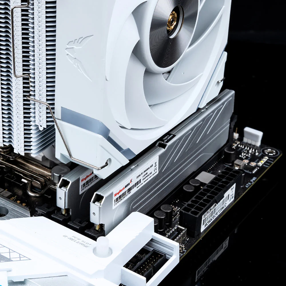 Valkyrie DL125 CPU Air Cooler S-RGB PWN Fan Tower Cooler- White Mist - Image 5