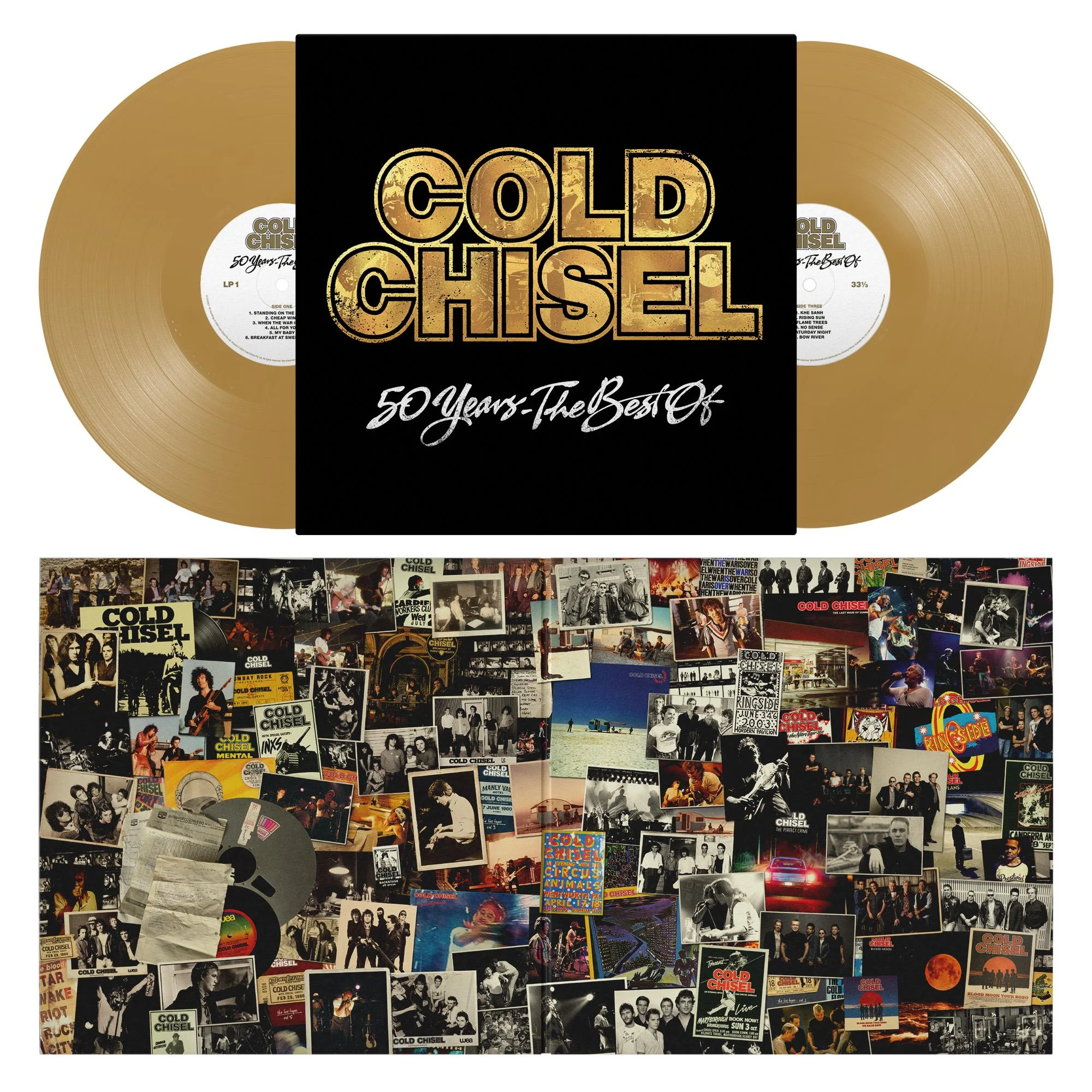 Cold Chisel: 50 Years - The Best Of (JB Hi-Fi AU Exclusive Gold Vinyl) (Reissue) - Image 2