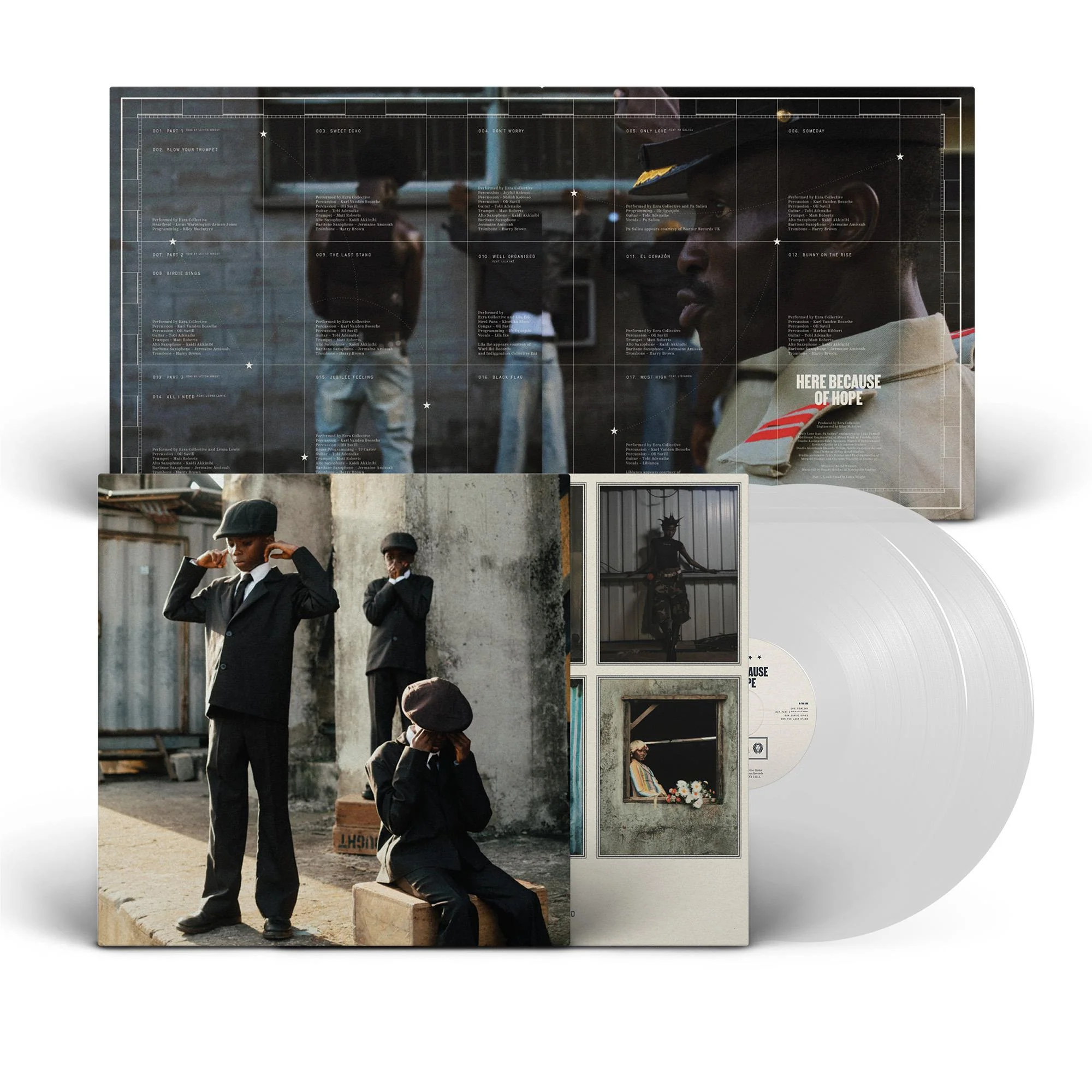 Here Because of Hope (Transparent White Vinyl)