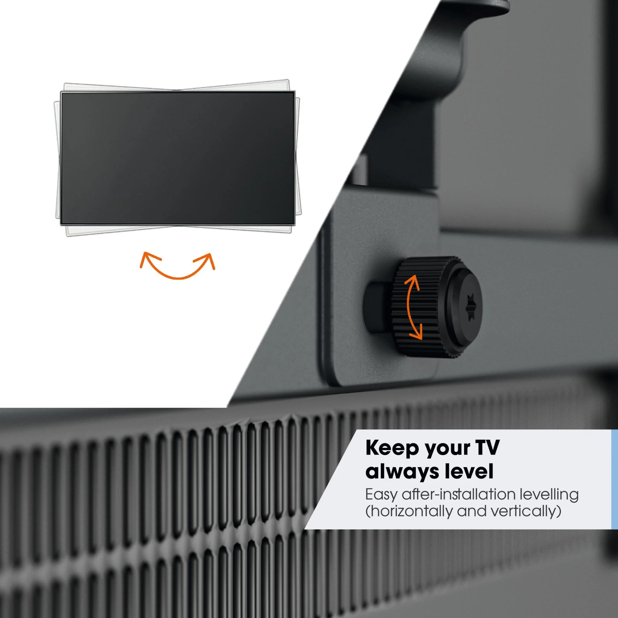 Vogel's Comfort Full Motion+ 40-77" TV Wall Mount (Black) - Image 2