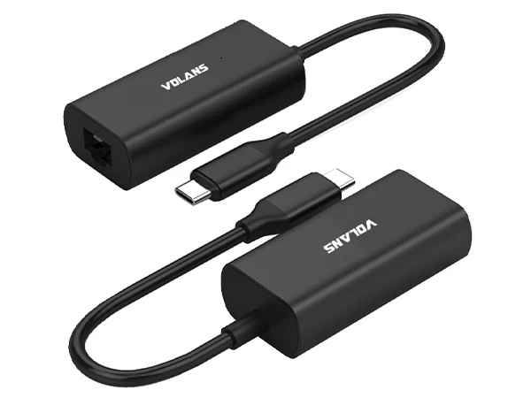 Volans Aluminium USB-C to RJ45 Gigabit Ethernet Adapter - Image 2