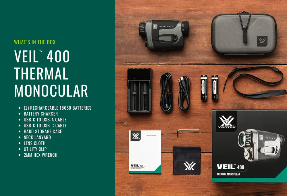 Vortex Veil 400 Thermal Monocular - 25 | 400px | 12 μm - Image 8