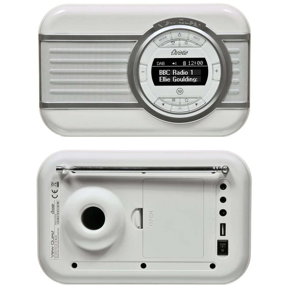 VQ Quest Christie DAB+ Radio with NFC & Bluetooth Speaker (Mustard) - Image 3