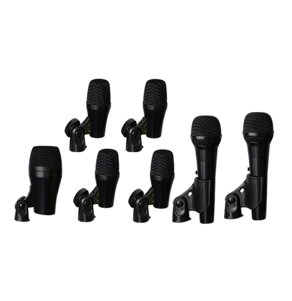 Weconics 7 Piece Drum Microphone Kit Bass Snare Tom Overhead Mics