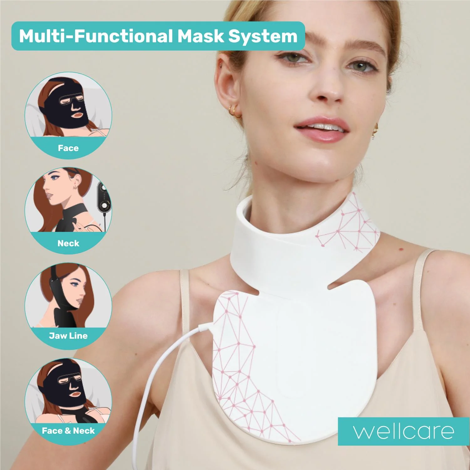 Wellcare LED Face Neck Mask - Image 5