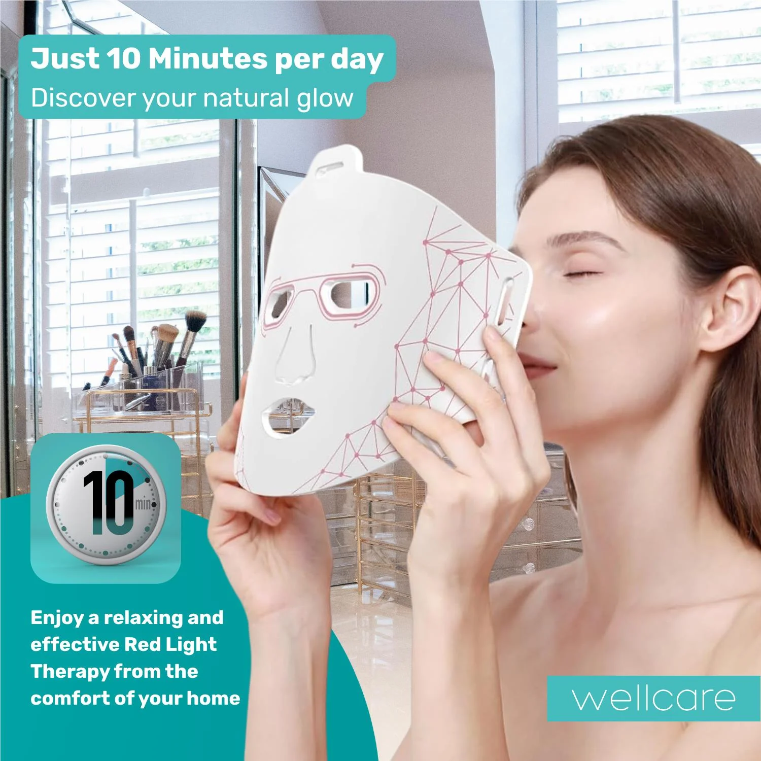 Wellcare LED Face Neck Mask - Image 7
